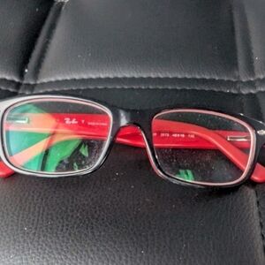 Ray-Ban Black and Red Eyeglasses
